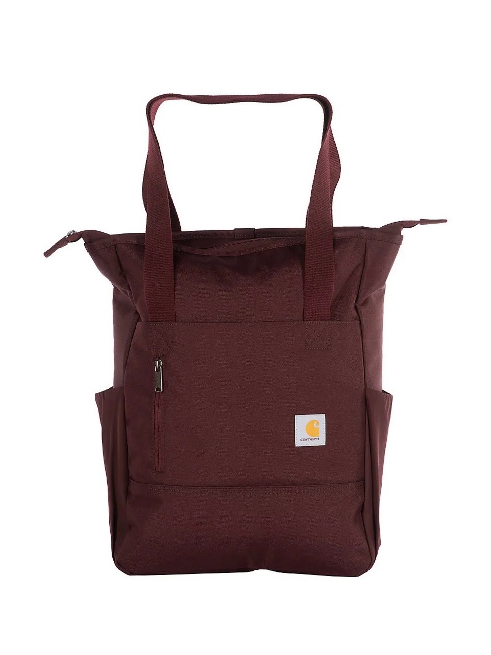 Carhartt Classic Convertible Backpack Laptop Burgundy Canvas Utility Tote